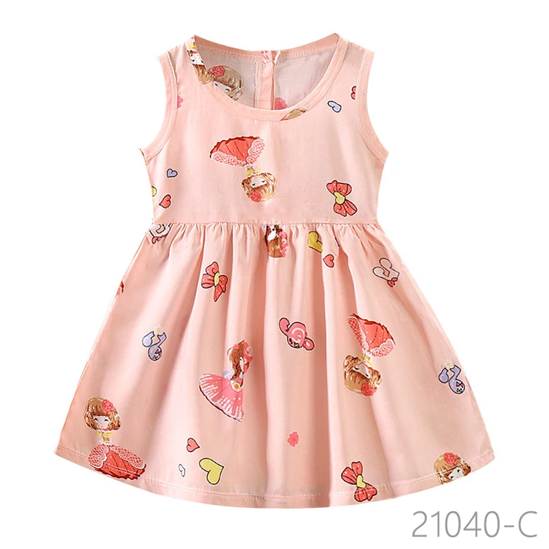 Baby Dress 2018 Summer New Girls Fashion Infantile Dresses Cotton Children's Clothes Flower Style Kids Clothing Princess | Детская