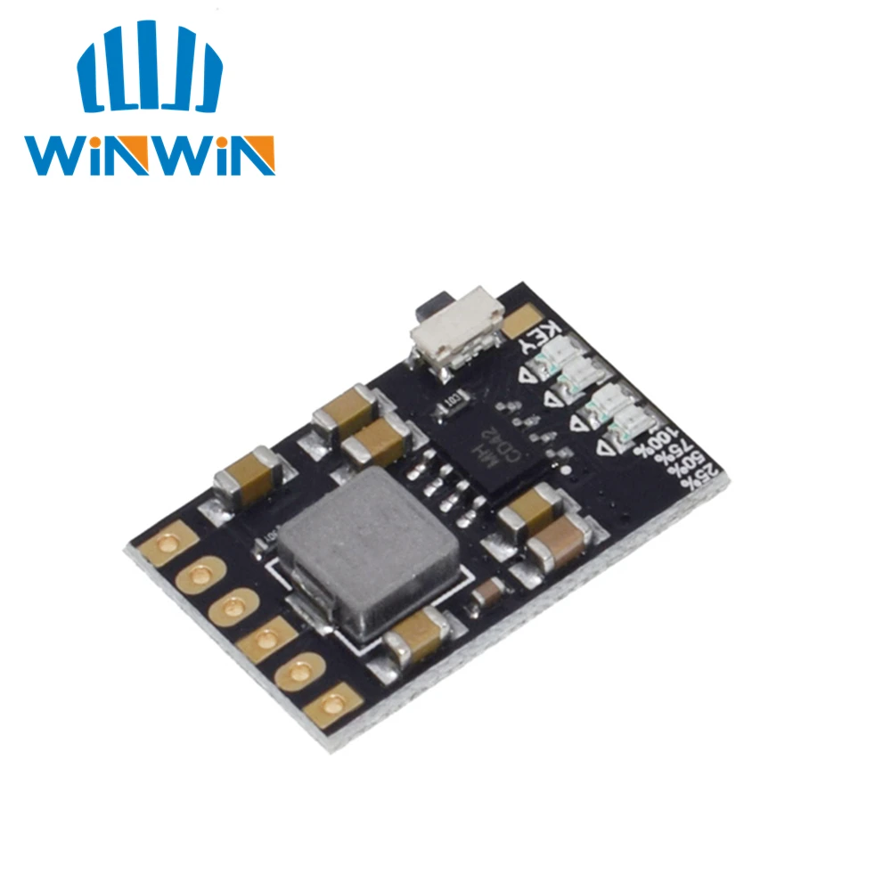DC 5V 2.1A Мобильный питания Diy плата 4 2 V зарядка/разрядка boost индикатор защиты