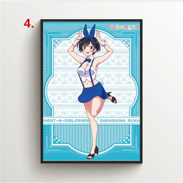 Canvas Painting Picture Kanojo Okarishimasu Mizuhara Chizuru Sumi Mami Ruka  HD Print Wall Poster Anime Wall Art Home Decor - AliExpress