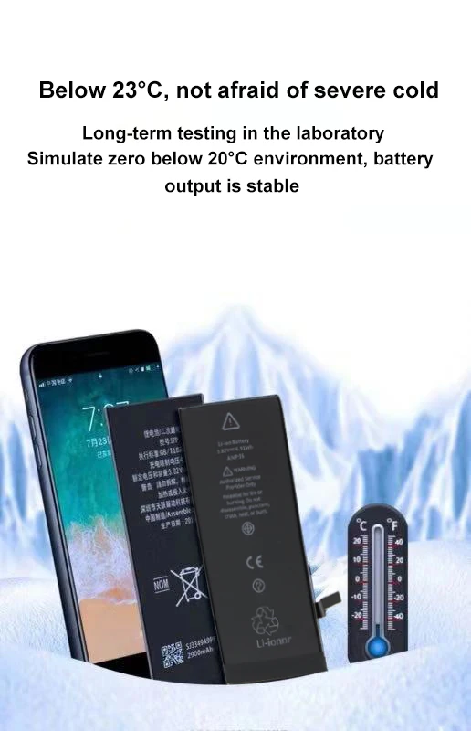 1 шт. Фирменная Новинка AAAAA качественная батарея для телефона iPhone 6S plus 6 7 8 Высокая реальная емкость нулевой цикл бесплатный инструмент стикер чехол