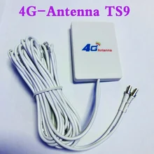 3g 4G внешними антеннами для E5573 E5372 E5776 E5377 E5577 E8372 E5878 E398 E 28dbi TS9 4 аппарат не привязан к оператору сотовой связи антенна маршрутизатора с 3 м кабель