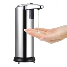 Automatic Sensitive Gel Dispenser Hand Induction Touchless Gel Dispenser with IR Sensor Stainless Steel Container Dropping