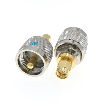 

10pcs SMA Male To UHF PL259 Male RF Connector Adapter