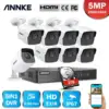 ANNK H.265+ 5MP Lite Ultra HD 8CH DVR CCTV Security System Outdoor 5MP EXIR Night Vision Camera Video Surveillance Kit ► Photo 1/6