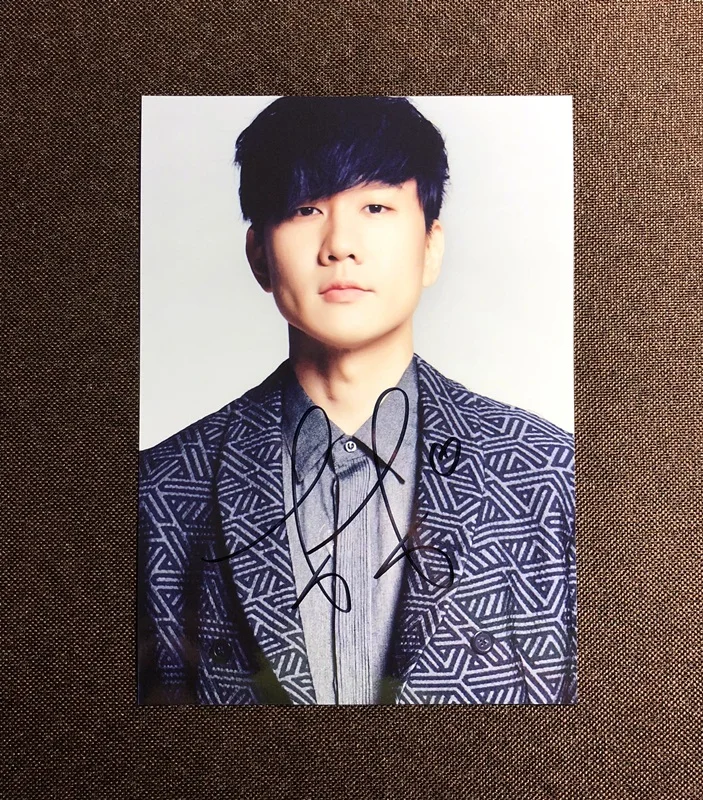 Ручная подписка JJ Lin фото с автографом автографы 5*7 89L