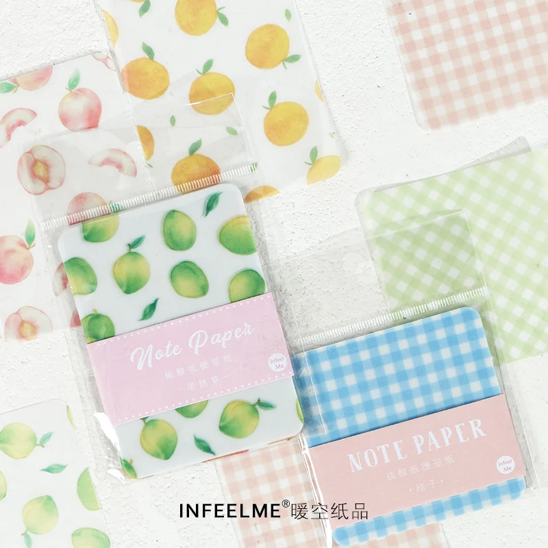 Infeel. Мне цветы и плодовые memo pad бумага diy для записок 30 шт./упак. блокнот в упаковке