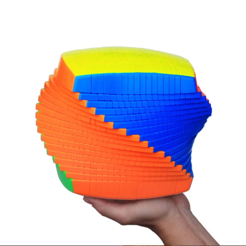 

Newest Magic Puzzle 17x17x17 Speed Cube Stickerless 176mm Professional Cubo Magico High Level Toys for Children Kids Toys