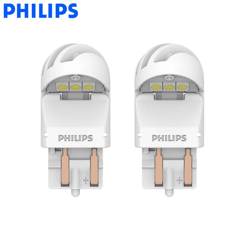 Philips X-treme Ultinon светодиодный gen2 W21/5 W T20 7443 12V 6000K белый светодиодный светильник для автомобиля 11066XUWX2, 2X