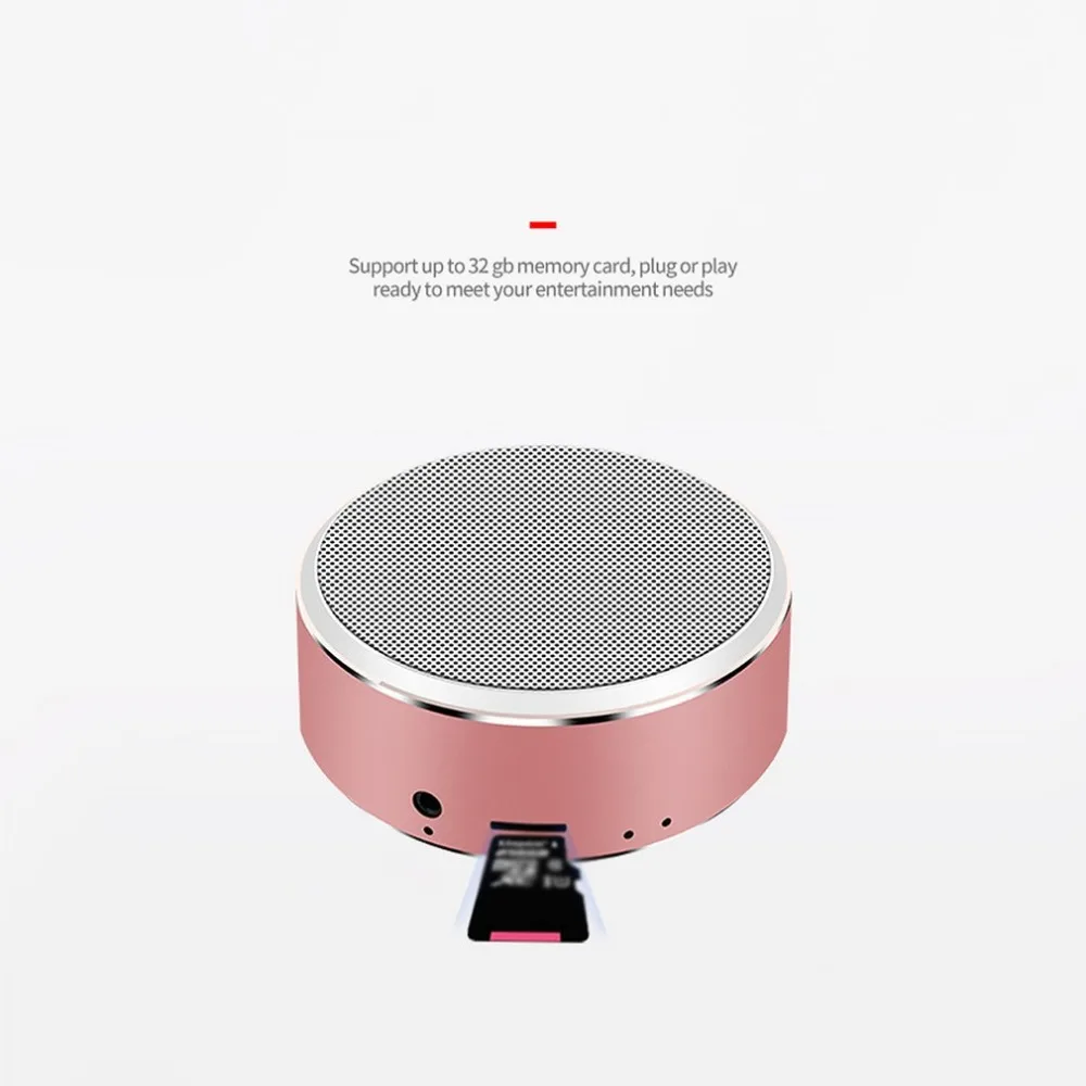 Мини-динамик супер бас Bluetooth динамик стерео музыкальный сабвуфер Портативный динамик FM TF карта