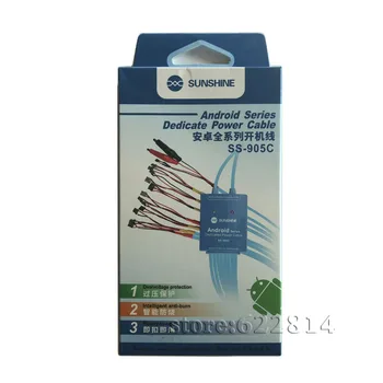 

SS-905C Android powe flex One Button Boot Control Line For Huawei Xiaomi Samsung OnePlus OPPO Anti-Burn Test Cable Supply