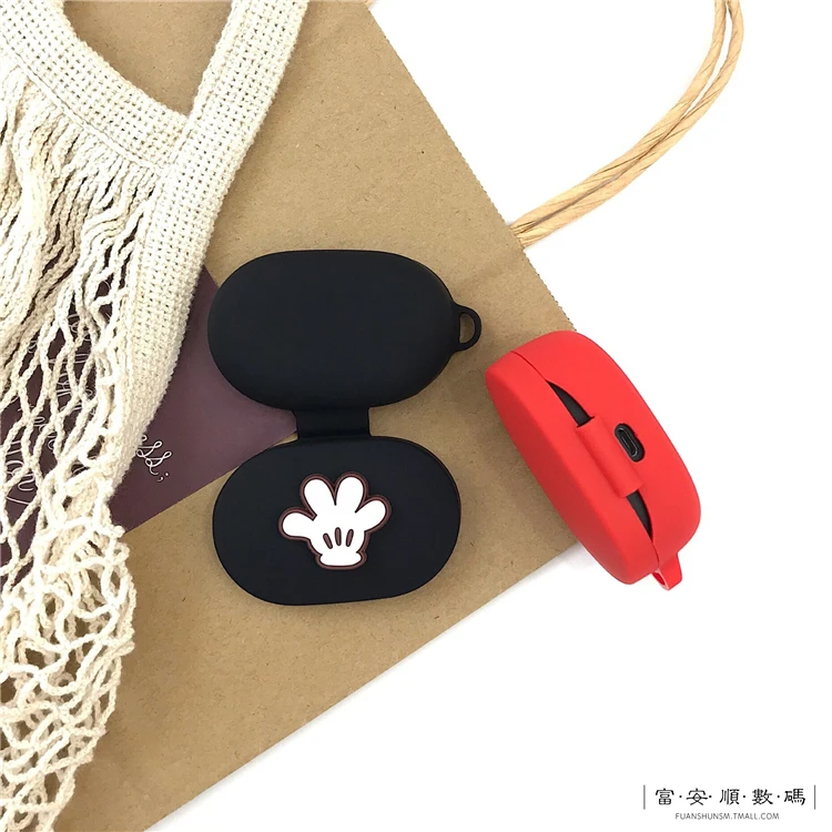 Брелок с фигурками из мультфильмов милый чехол для Airdots чехол для Xiaomi Redmi Airdots Молодежный мягкий силиконовый защитный корпус зарядная коробка брелок
