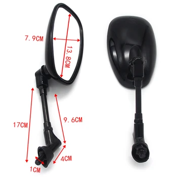 

Motorcycle Mirrors Moto Side Rearview Mirrors for Yamaha FZ6 MT-03 VMAX12 VMX12 VMX17 V-MAX BT1100 XJR400 XJR1200 XJR1300