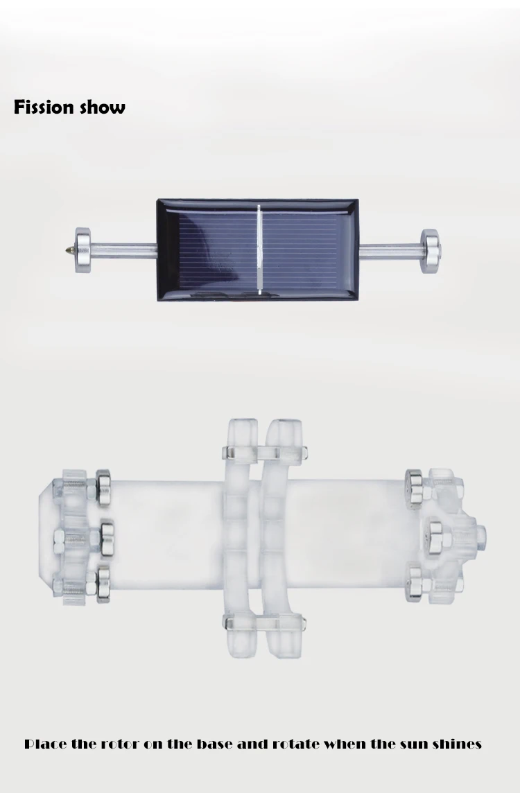Солнечная игрушка набор юного ученого магнитный двигатель левитации лампочка на солнечной батарейке мини-научный эксперимент детская
