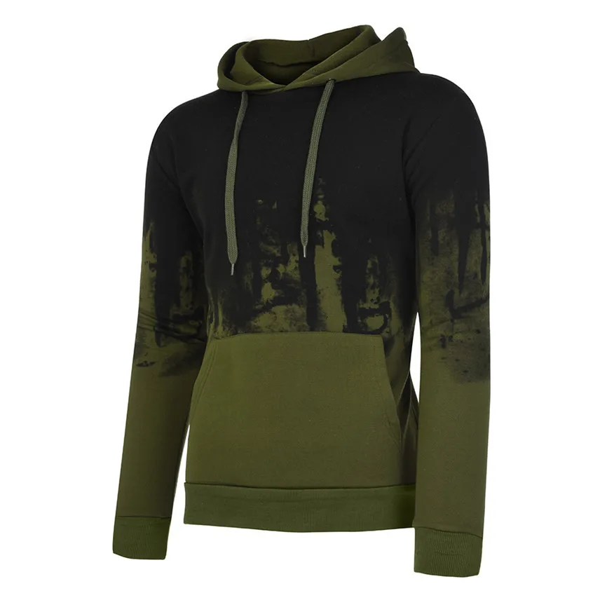 Hoodies Sweatshirts Off White Men Gradient Color Pullover Long Sleeve Hooded Sweatshirt Tops Blouse Sweatshirt Mens Winter