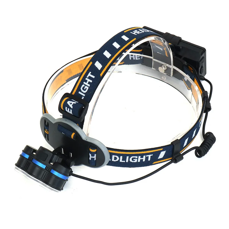 8 modes LED Headlamp Fishing Headlight Zoomable Lamp Waterproof Head Torch Flashlight Camping Head Lamp Support Dropship