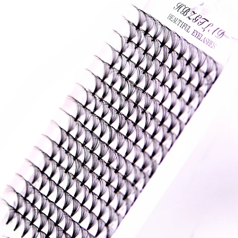 Eyelash Extensions 16 lines 8-18mm 10/20D 100% handmade synthetic hair Russian Volume Lashes Premade Fans