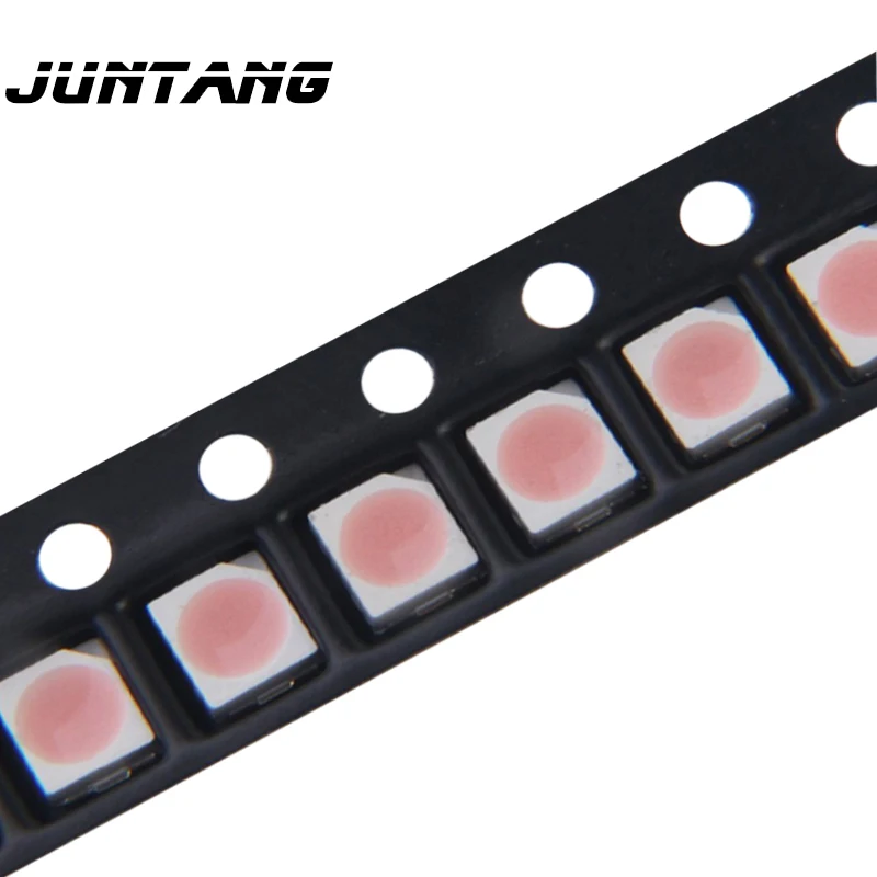 100 шт. 3528 светодиодный SMD белый PLCC2 супер яркий поверхностного монтажа 20mA 3V 7-8LM светодиодный светоизлучающий диод светодиодный 1210 SMT вниз светильник