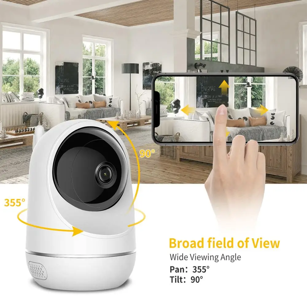 

HD 1080P Cloud Wireless IP Camera PTZ 4X Digital Zoom Auto Tracking Human Home Security CCTV Network Wifi Camera Motion Detect