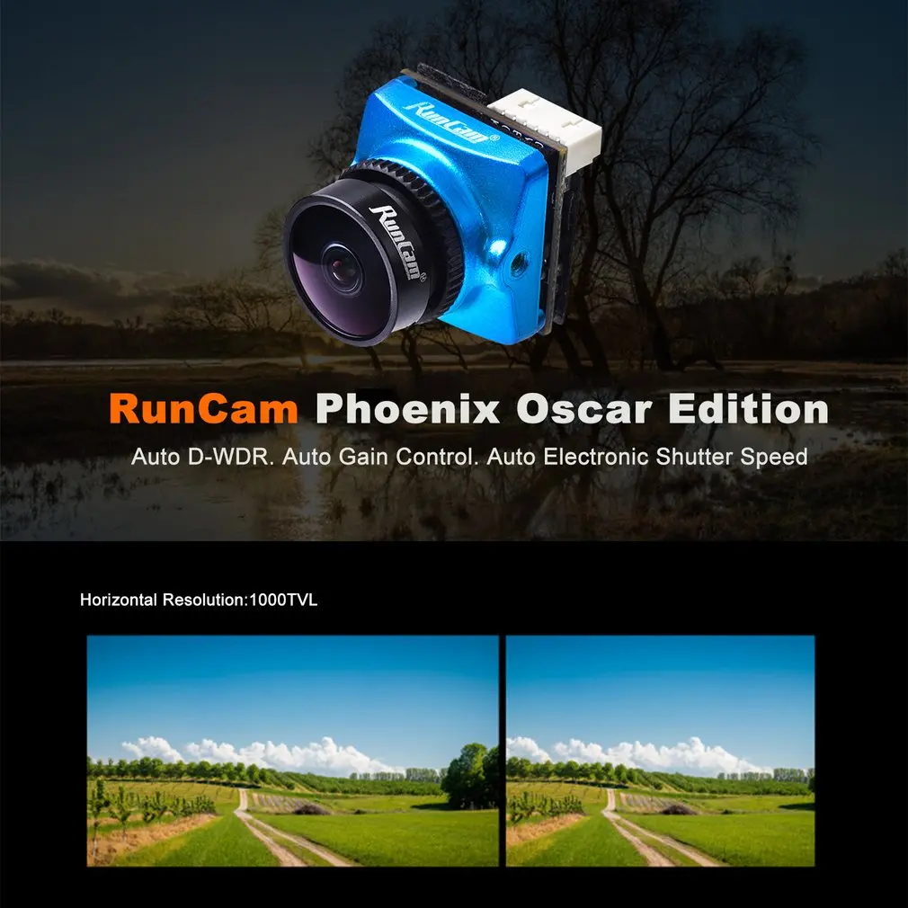 RunCam Phoenix Oscar Edition 1000TVL 1/3 супер 120DB сенсор Мини FPV камера с 1,8 мм/2,5 мм объектив для FPV гоночного дрона
