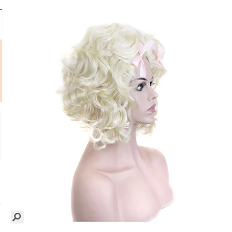 HAIRJOY Synthetic Hair White Blonde Marie Antoinette Princess Wig for Halloween Costume