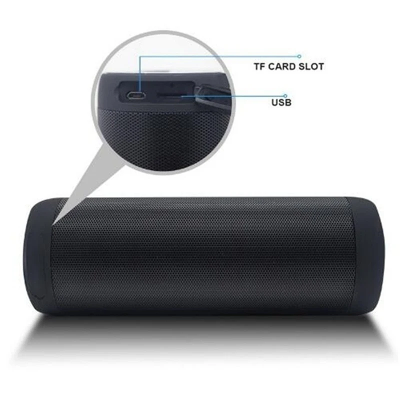 Водонепроницаемый Открытый HIFI звуковая колонка беспроводной Bluetooth динамик сабвуфер, адаптер-звукосниматель для fm-радио TF MP3-плеер хлопушки