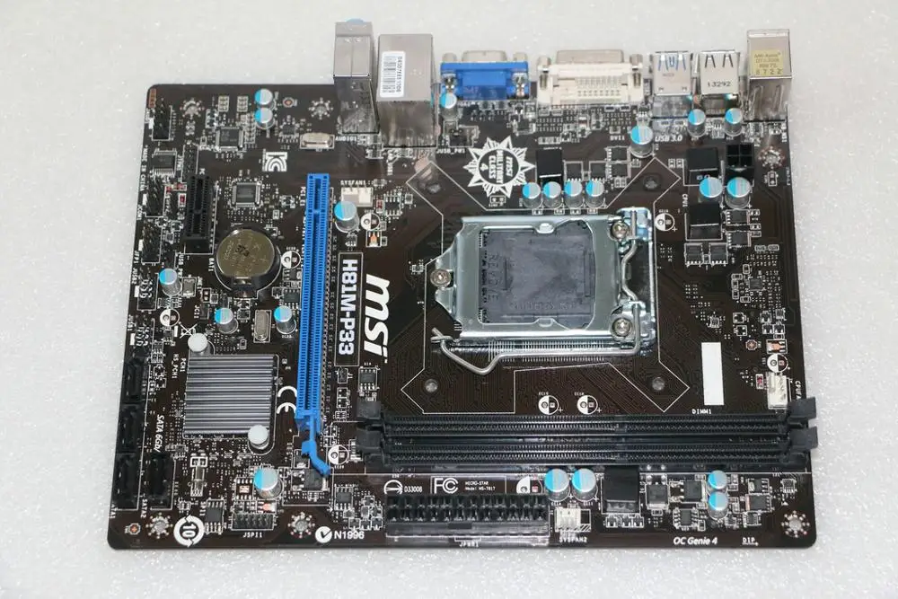 Для MSI H81M-P33 1150 H81 материнская плата USB3 SATA3 поддерживает I3 4150 используется материнская плата