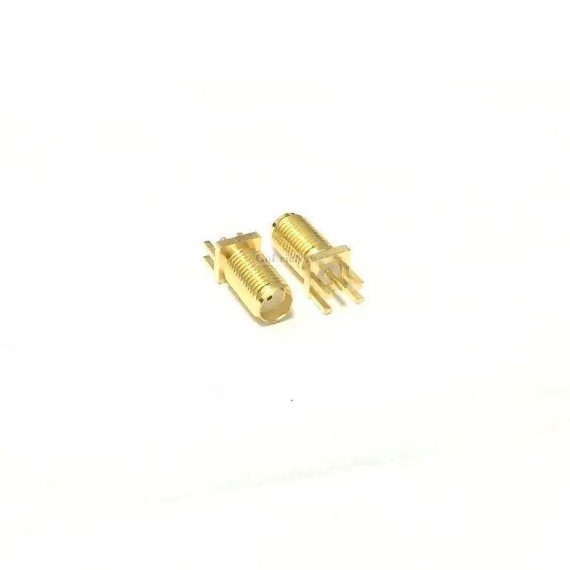 100 шт РЧ коаксиальный 50ohm 1,6 мм Длинный sma female печатная плата краевой соединитель Адаптер