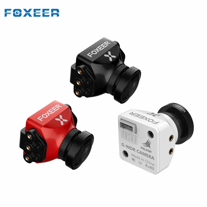 Модернизированная Foxeer Falkor 1200TVL 1/3 CMOS Мини/полноразмерная 16:9/4:3 PAL/NTSC переключаемая камера GWD FPV для радиоуправляемого дрона FPV часть рамы