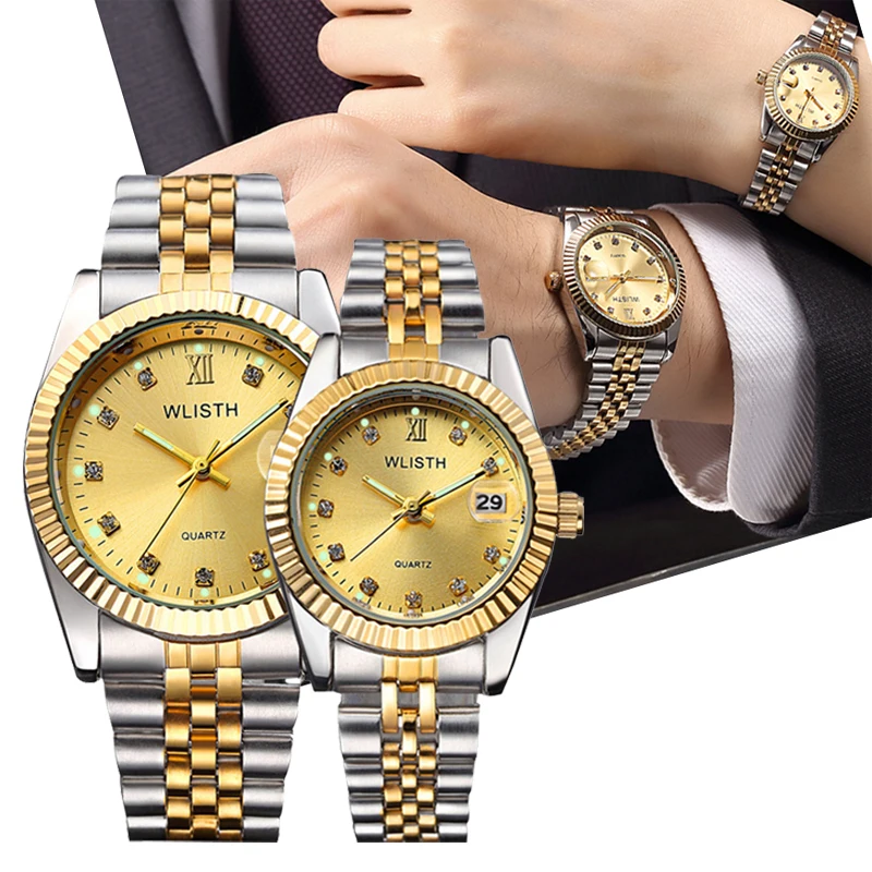 Top Brand Luxury Couple Watches Wife 