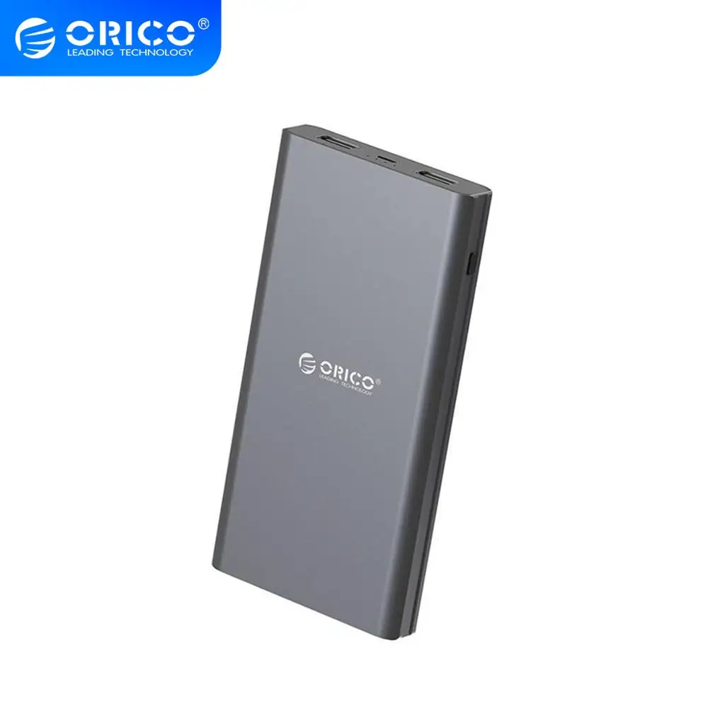 Внешний аккумулятор ORICO 10000 мАч портативный мобильный телефон с двойным выходом