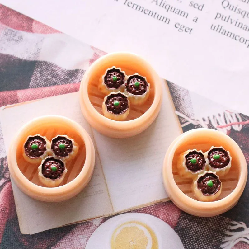 5 шт., миниатюрный кукольный домик 1:12, китайский Dim Sum, еда для 1/6, Blyth Barbies, BJD кукла, ролевые игры, кухонные декоративные игрушки