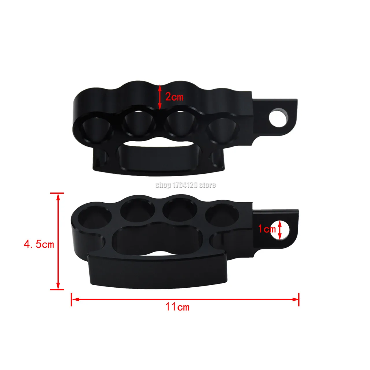 Motorcycle Flying Knuckle Footpegs Footrests Billet Black Aluminum For Harley V-Rod Sportster 883 XL Dyna Softail Custom