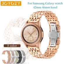 Joyozy Galaxy часы 42 мм 46 мм ремешок, 20 мм 22 мм Миланская Петля из нержавеющей стали ремешок полосы для samsung Galaxy 42 мм 46 мм Smartwatch