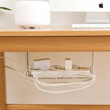 

under the Table, Power Line Power Strip Storage Shelf Power Strip