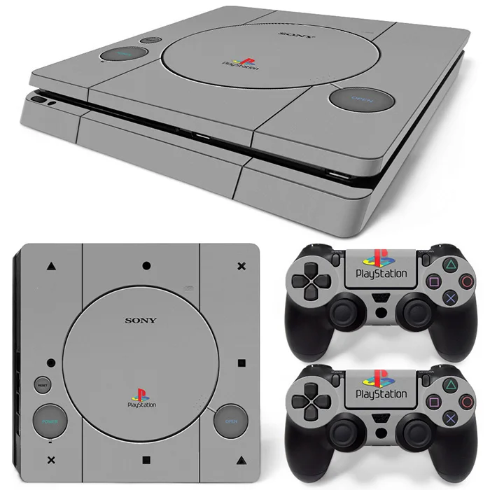 Для PS4 тонкая консоль и контроллеры наклейки для ps4 тонкая кожа Наклейка для ps4 тонкая виниловая наклейка
