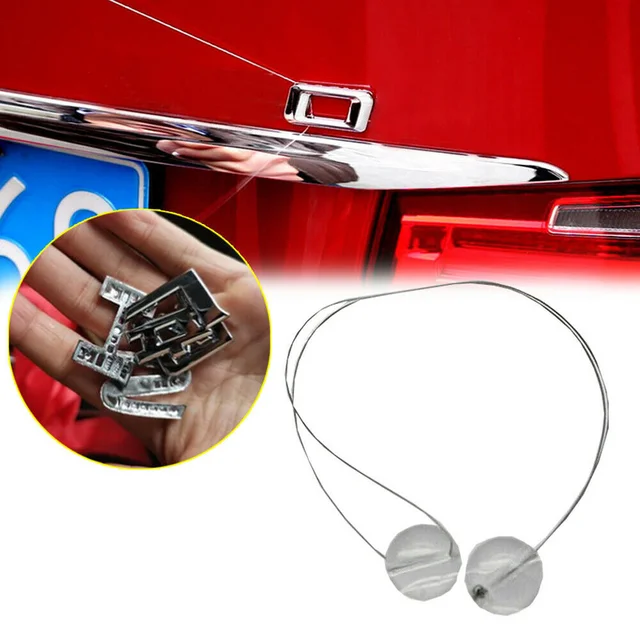 1PC Auto Veicolo Emblema Logo Spoiler Spellatura Peeling Strumento di rimozione Accessori Strumento universale Rimozione Prodotti per auto 2