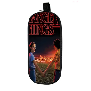 

Stranger Things 3 Double Layer Cosmetic Bag Boys Girls Stationery Storage Bags Large School Supplies Makeup Bag Kids Pencil Box