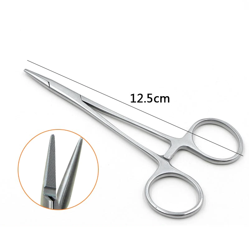 Surgical Instruments Dental Gold Plated Handle Needle Holder Pliers Stainless Steel Orthodontic Forceps
