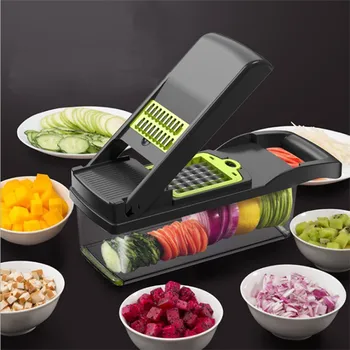 

vegetable cutter multifunctional Mandoline Slicer Fruit Potato Peeler Carrot Grater Kitchen accessories basket vegetable slicer