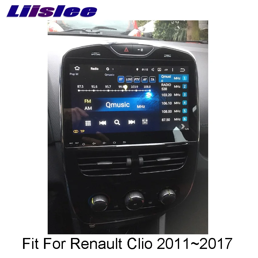 Liislee 2 din для Renault Clio 2012 ~ 2019 Android автомобильный навигатор GPS большой экран Авто Радио