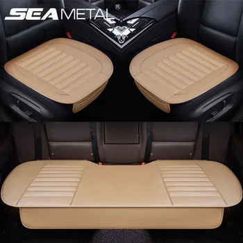 

Car Seat Covers PU Leather Interior Auto Seat Cover Universal Four Seasons Seat-Cover Cushion Automobiles Protector Carpet Mats