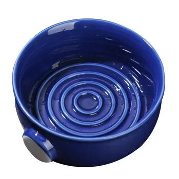 

Man Shaving Soap Bowl Bald Foam Home Easy Clean Razor Accessories Large Capacity Wide Mouth Inner Spiral Ceramic Mug Cleansing