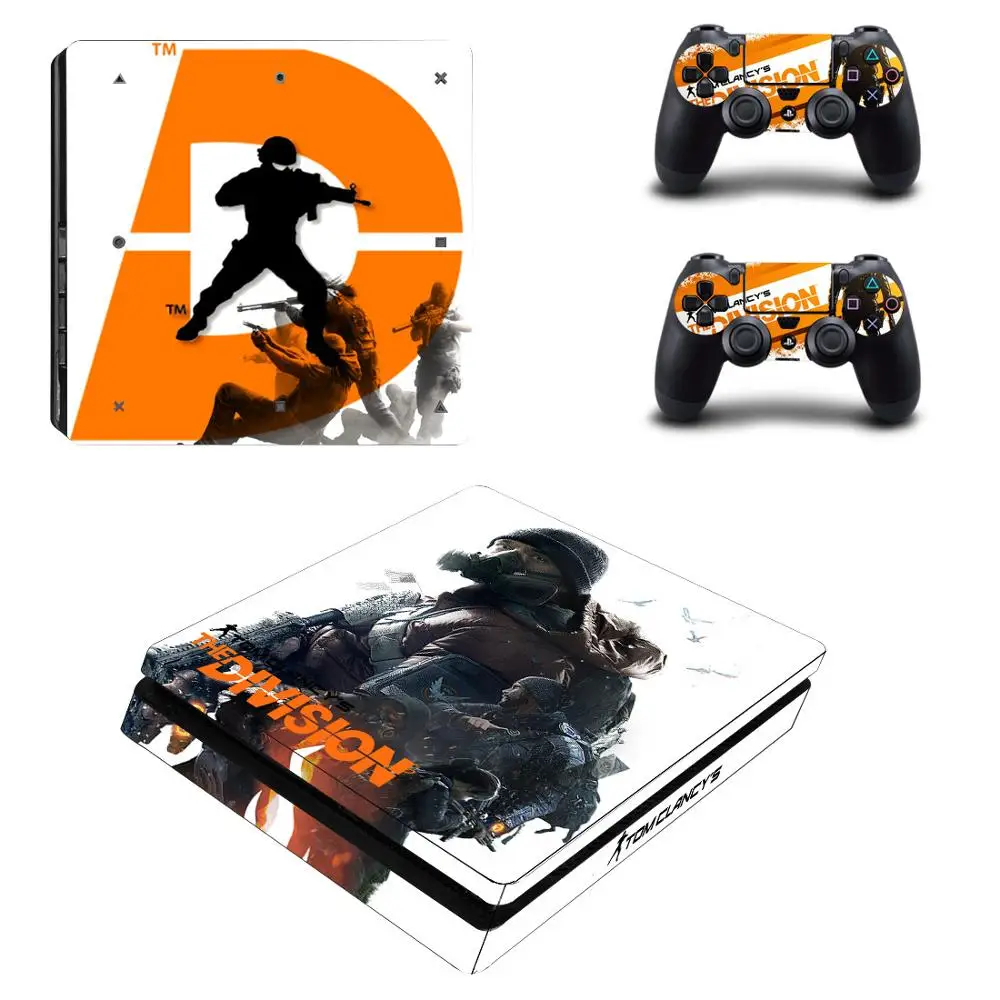 The Division 2 PS4 Slim sticker s Play station 4 наклейки для кожи наклейки для playstation 4 PS4 Slim консоли и контроллера кожи винил