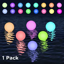

Floating Pool Light 16 Colors Waterproof Led Ball Lights With Remote Hot Tub Night Lights Pond Pool Toys Outdoor Festive Lights