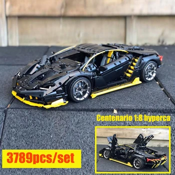

New Lamborghini 100 year Centenario 1:8 hypercar Super Racing Car Fit Lepinings Technic moc-39933 Model Building Blocks Toy Gift