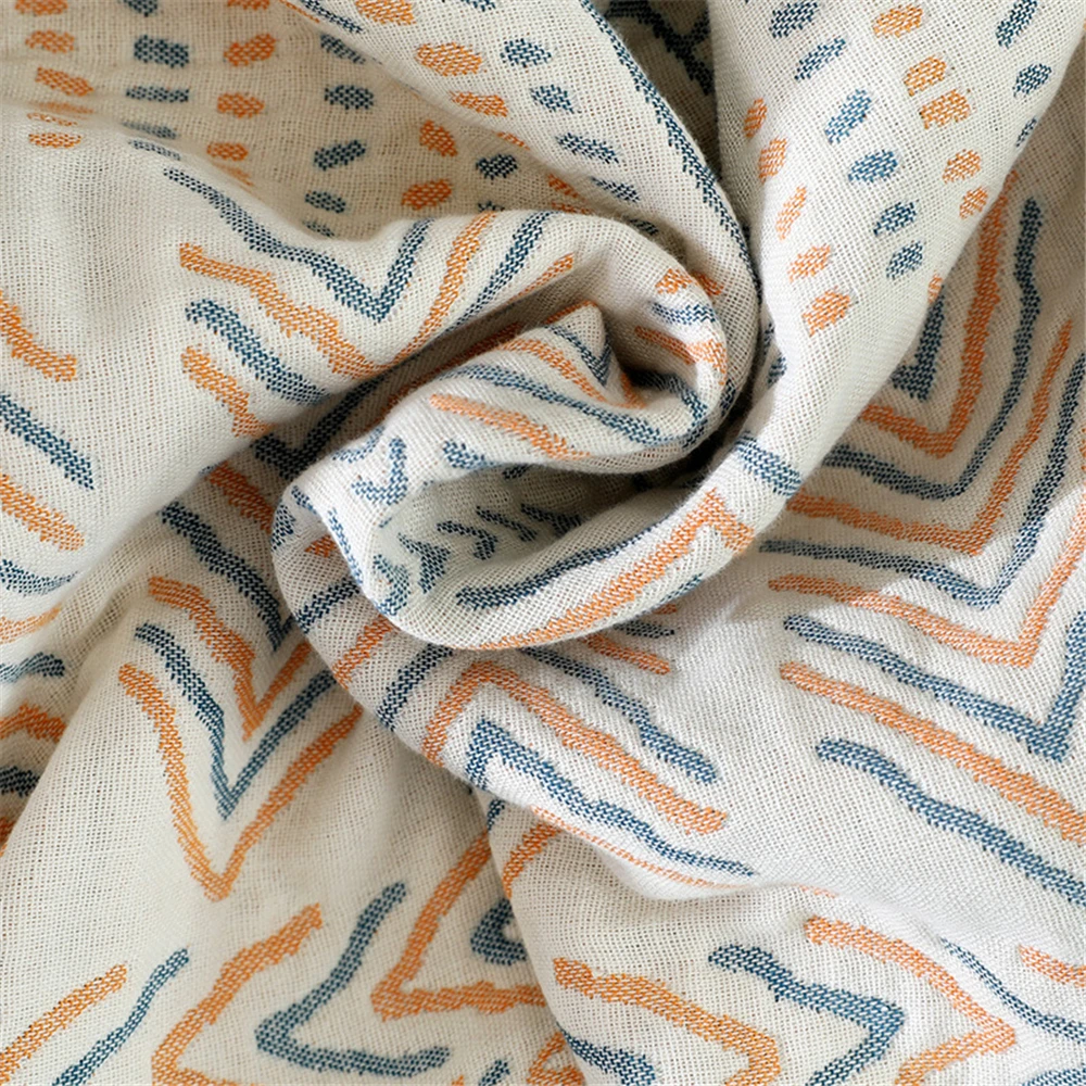 Bohemian Sofa Towel, 4 Layers, Gauze Cotton, Sofa Cover Blanket, Cushion Towel Quilt, Four Seasons 5