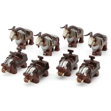 

Boar Sheep Goat Mount Building Blocks DIY Medieval Series Single Wild Dwarf Animal Accessories Model Kits Bricks Kids Toys