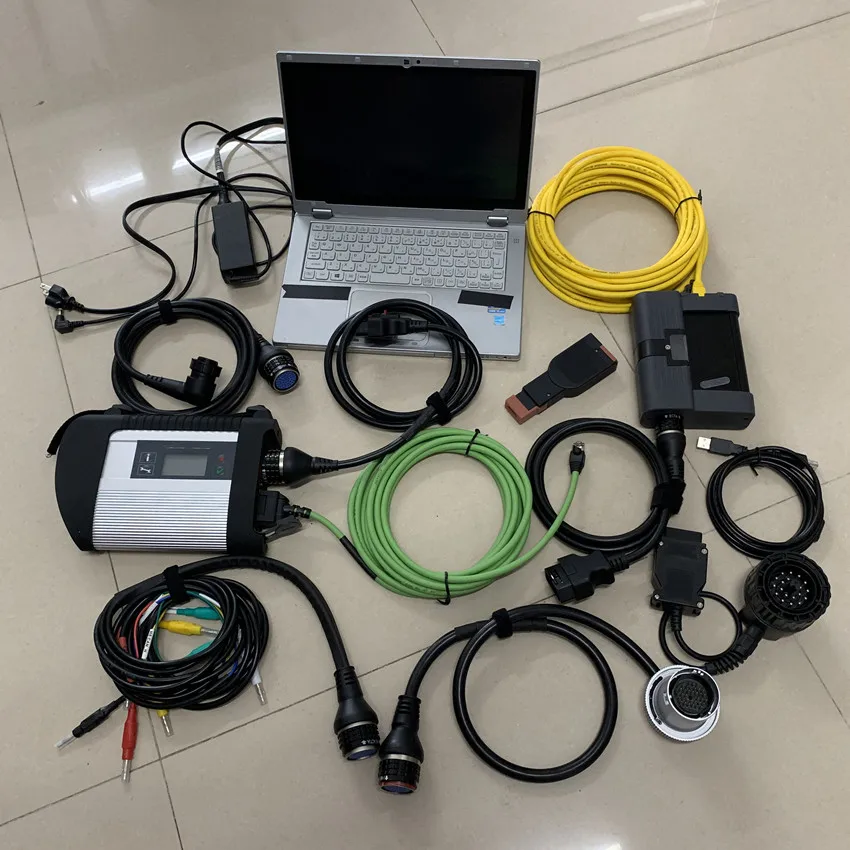 

c4 diagnostic scanner mb star c4 for bmw icom a2 b c software 2in1 with laptop cf-ax2 i5 8g full set diagnose