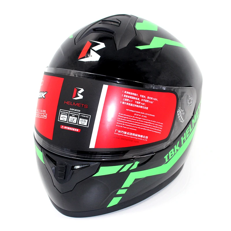black green IBK мотоциклетные шлемы Электрический велосипед Скутер Casco шлем унисекс 3/4 лицо анти-УФ Открытый шлем четыре сезона - Цвет: black green