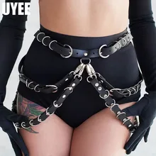 UYEE подвязка пояс и чулки ремни для нижнего белья сексуальный винтажный Пояс Подвязки и чулки жгут бандаж для ног пентаграмма платье